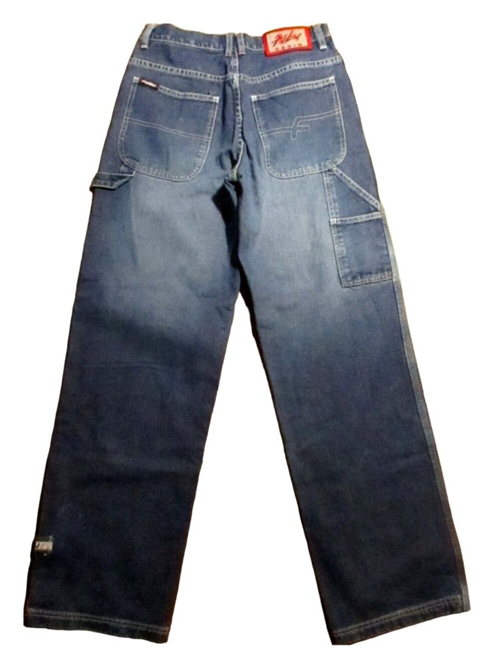 True Vintage Fubu Carpenter Jeans 9/10 28x33 1990's Y2L Dungaree Denim